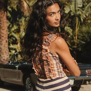 ANTHROPOLOGIE Verb Sleeveless Crop Top Medium NWT